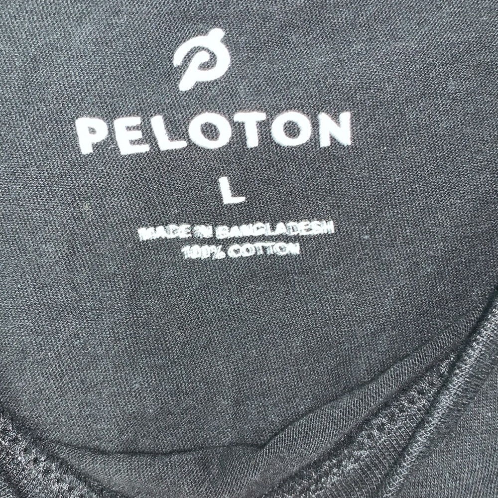 Peloton Tee Shirts Black Large - Picture 5 of 5